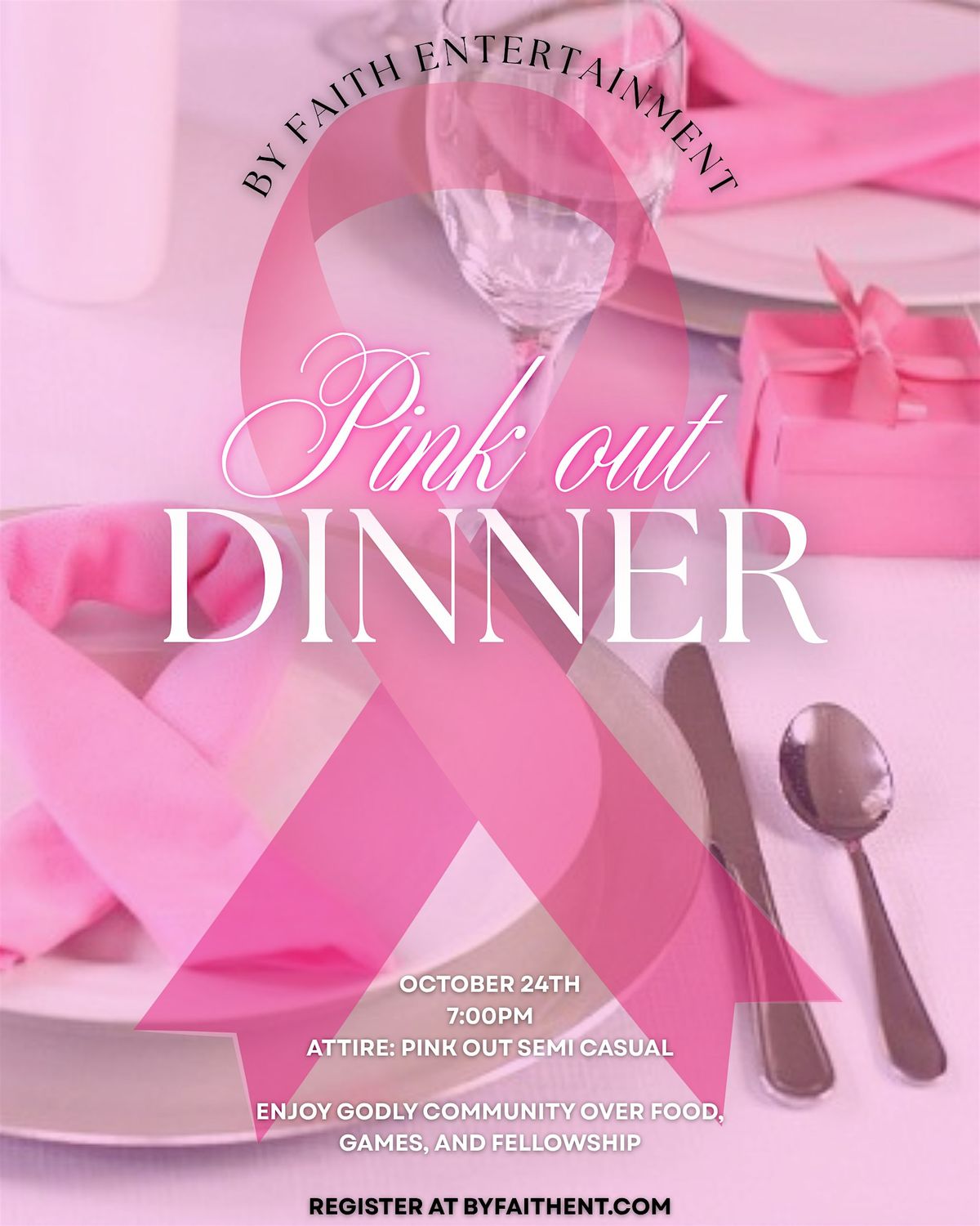 Pink Out Dinner, 624 79th St, Newport News, 24 October 2025