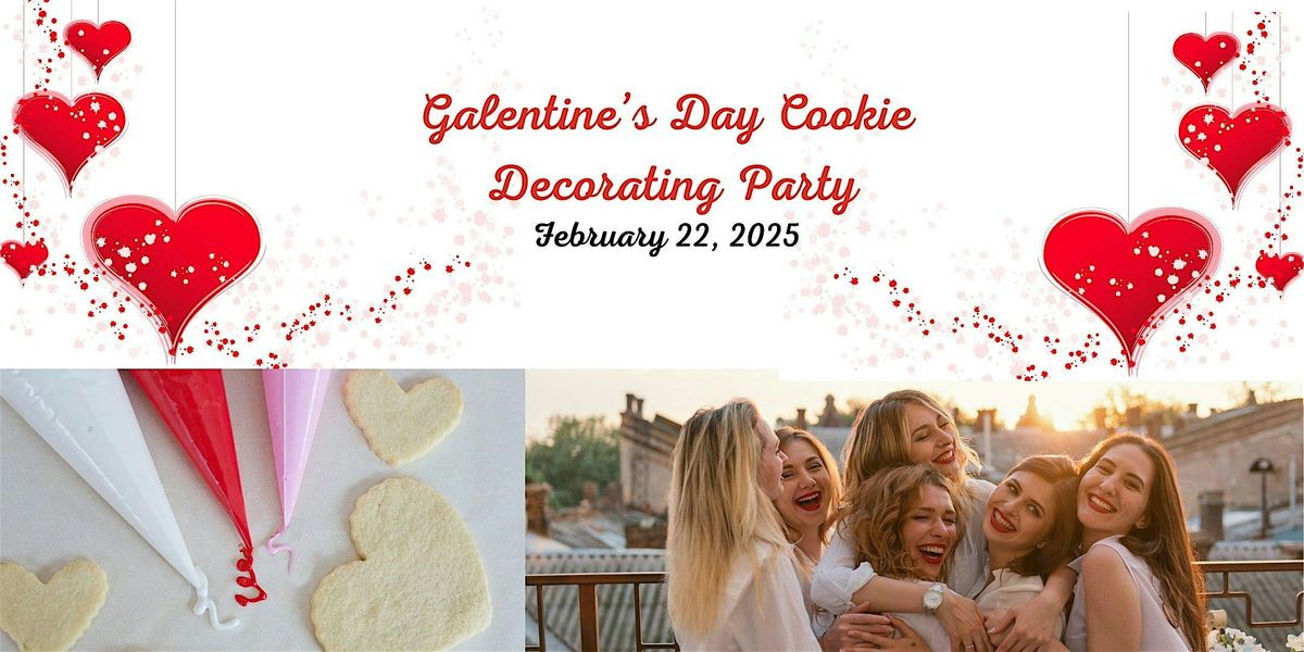 Galentine's Day Cookie Decorating Party