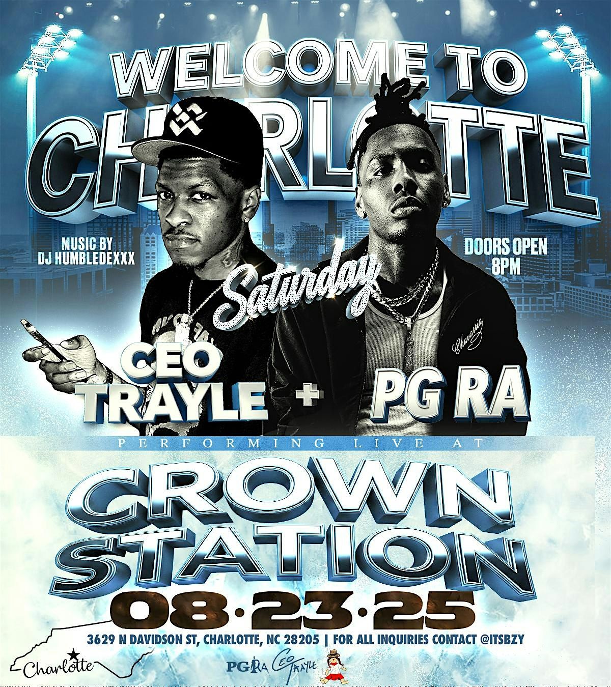 CEO TRAYLE +  PG RA LIVE IN CHARLOTTE, NC