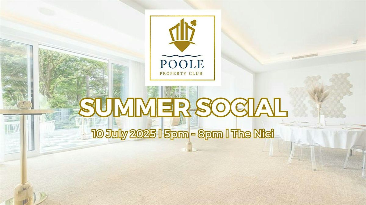 Poole Property Club Summer Social