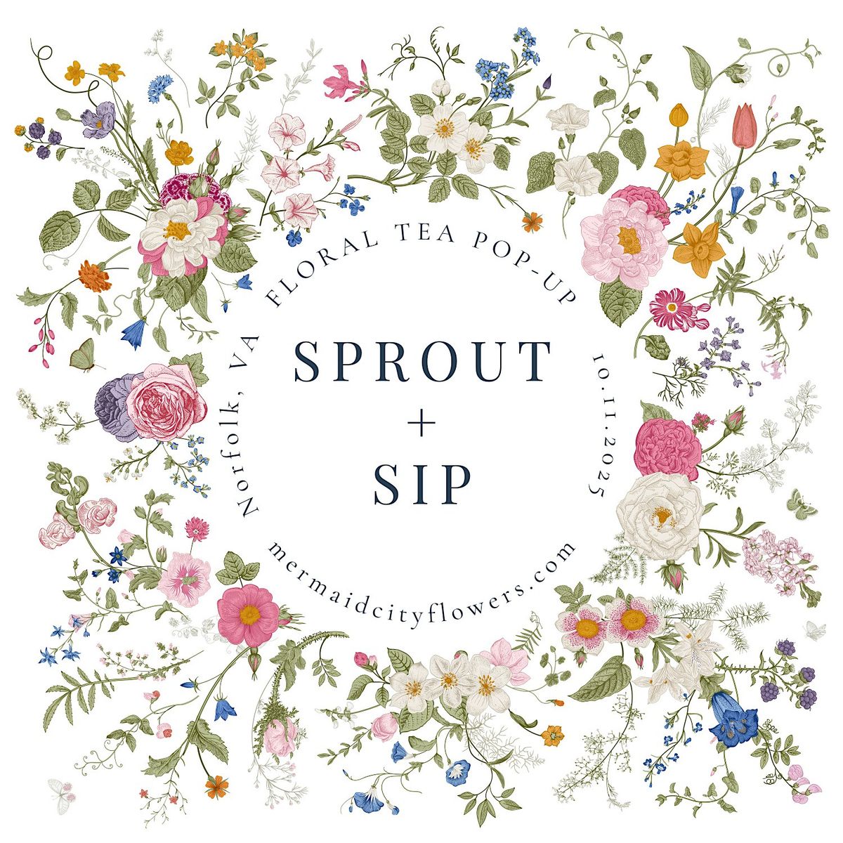 Sprout + Sip: A Floral Tea Pop-Up for Breast Cancer Awareness