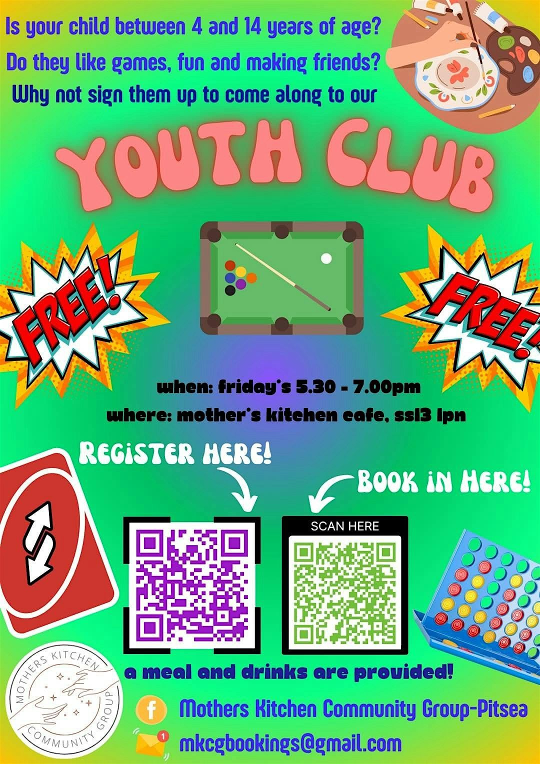 Halloween Youth Club @ Mother's Kitchen
