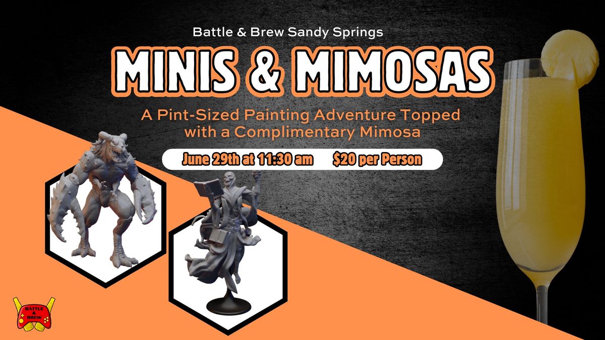 Minis & Mimosas Brunch Paint & Sip Event