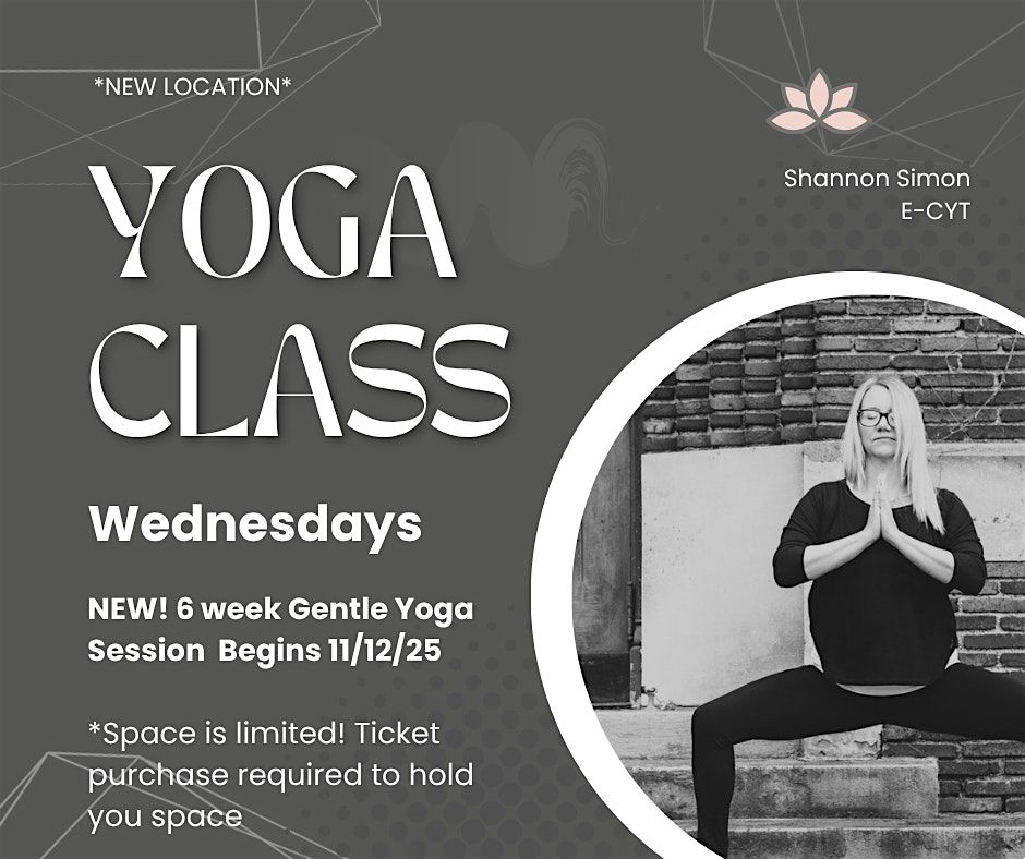 6-Week Gentle Yoga with Shannon Simon - New Location!