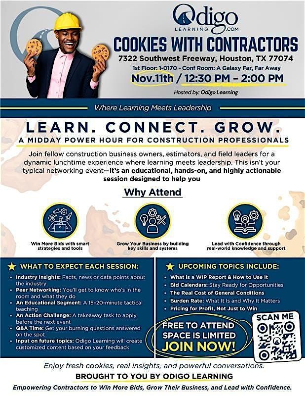 FREE EVENT! Cookies with Contractors!