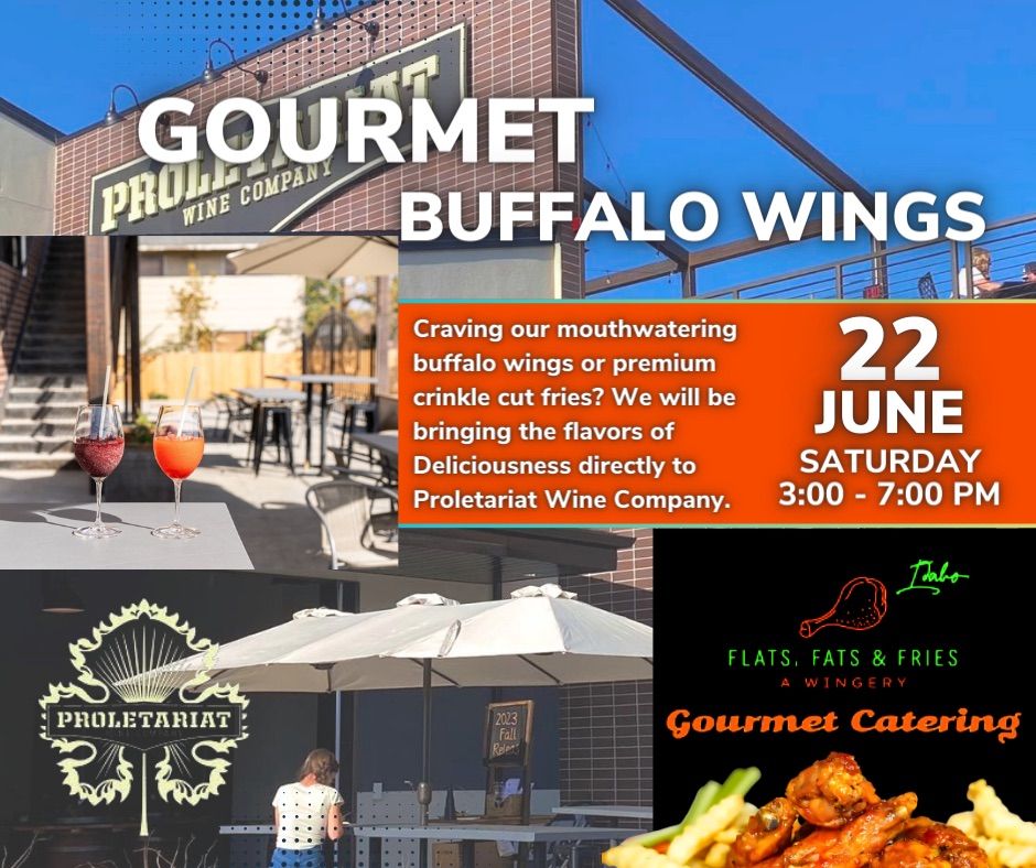 Gourmet Buffalo Wings at Proletariat Wine Co