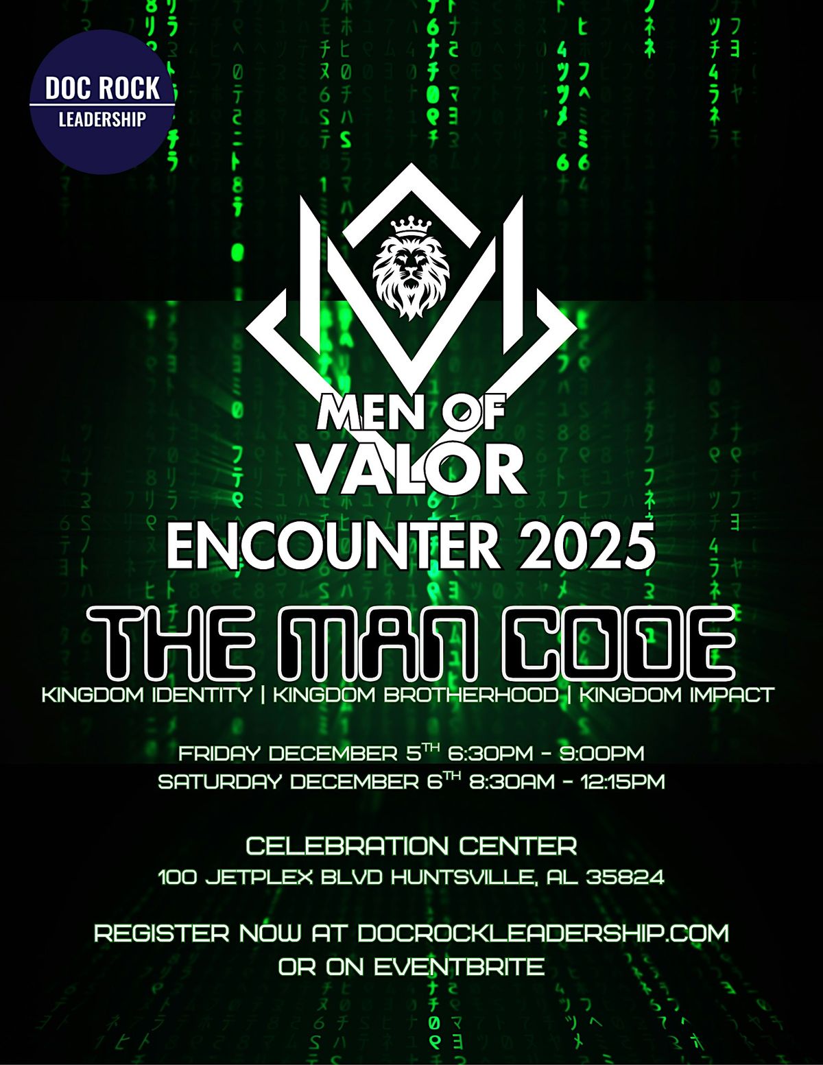 MEN OF VALOR ENCOUNTER: The Man Code