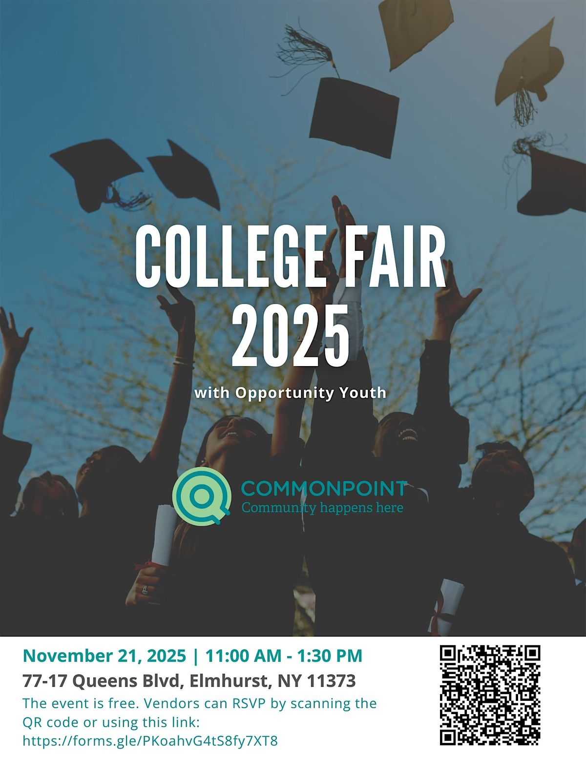 College Fair - Commonpoint Opportunity Youth [VENDORS]