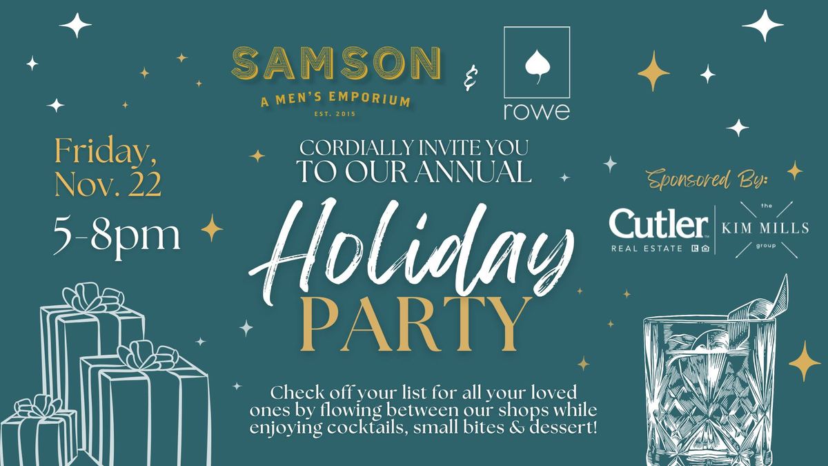 Holiday Party with Samson & Rowe