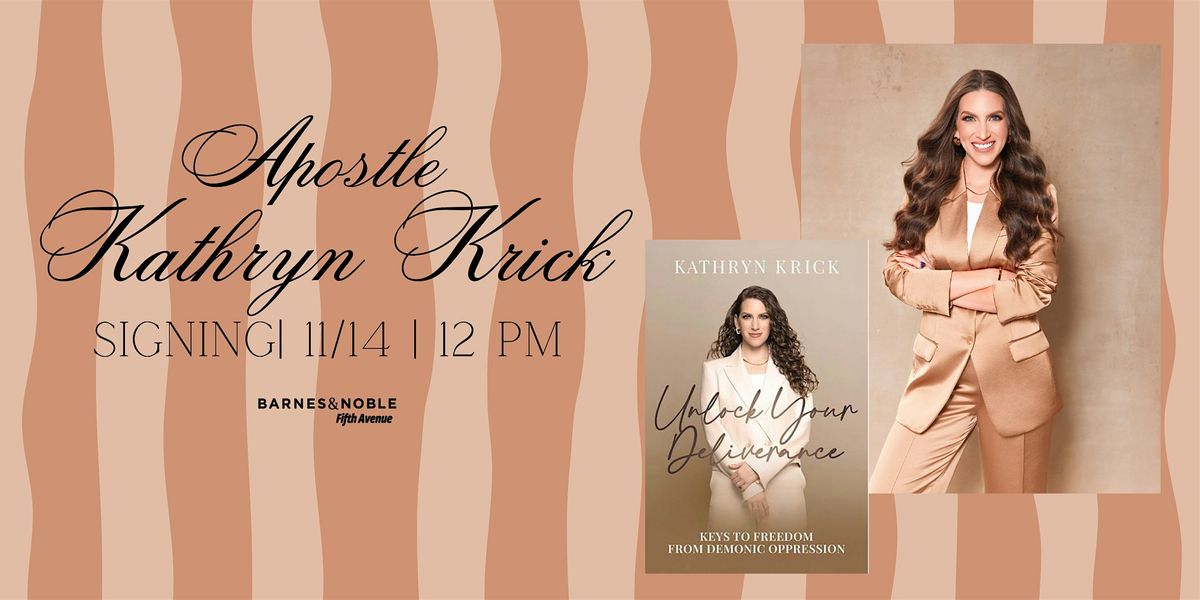 Signing with Apostle Kathryn Krick @ B&N 5th Ave, NYC
