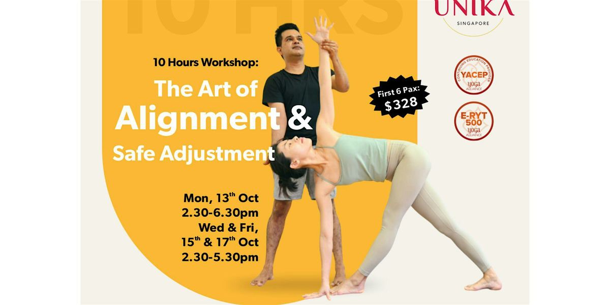 10-hour Yoga workshop: The Art of Alignment & Safe Adjustment