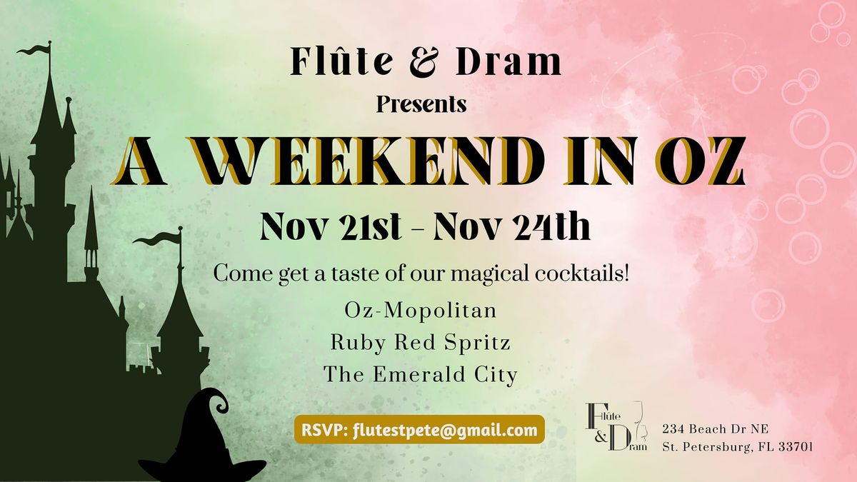 F & D Presents: A weekend in Oz \ud83e\ude77 \ud83d\udc9a