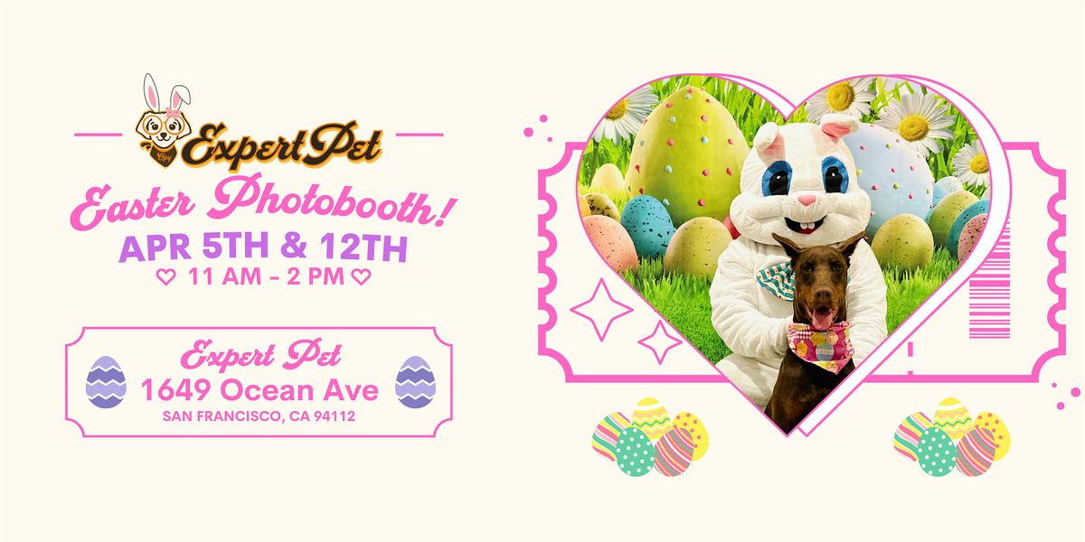 Limited-Time Easter Bunny Pet Photo Bash \u2013 Book Your Spot Now! Apr 5th