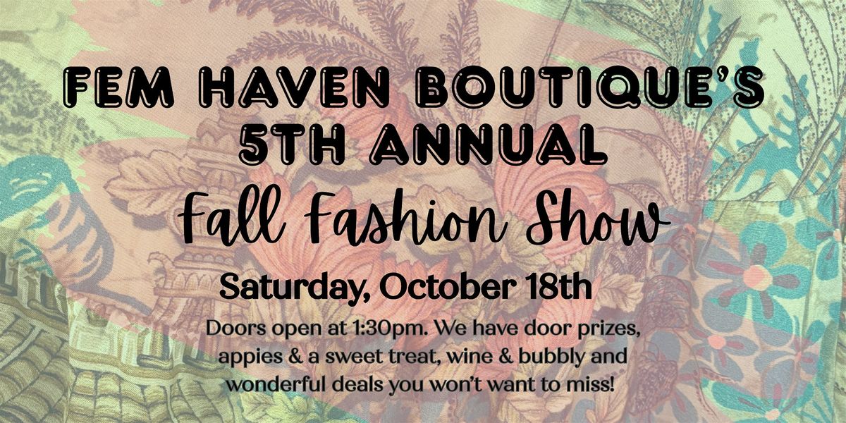 Fall Fashion Show