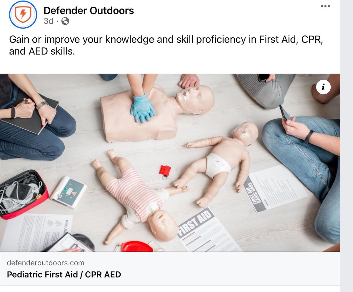 Babysitting\/Mommy & Me CPR- Pediatric CPR\/AED + First Aid Training 