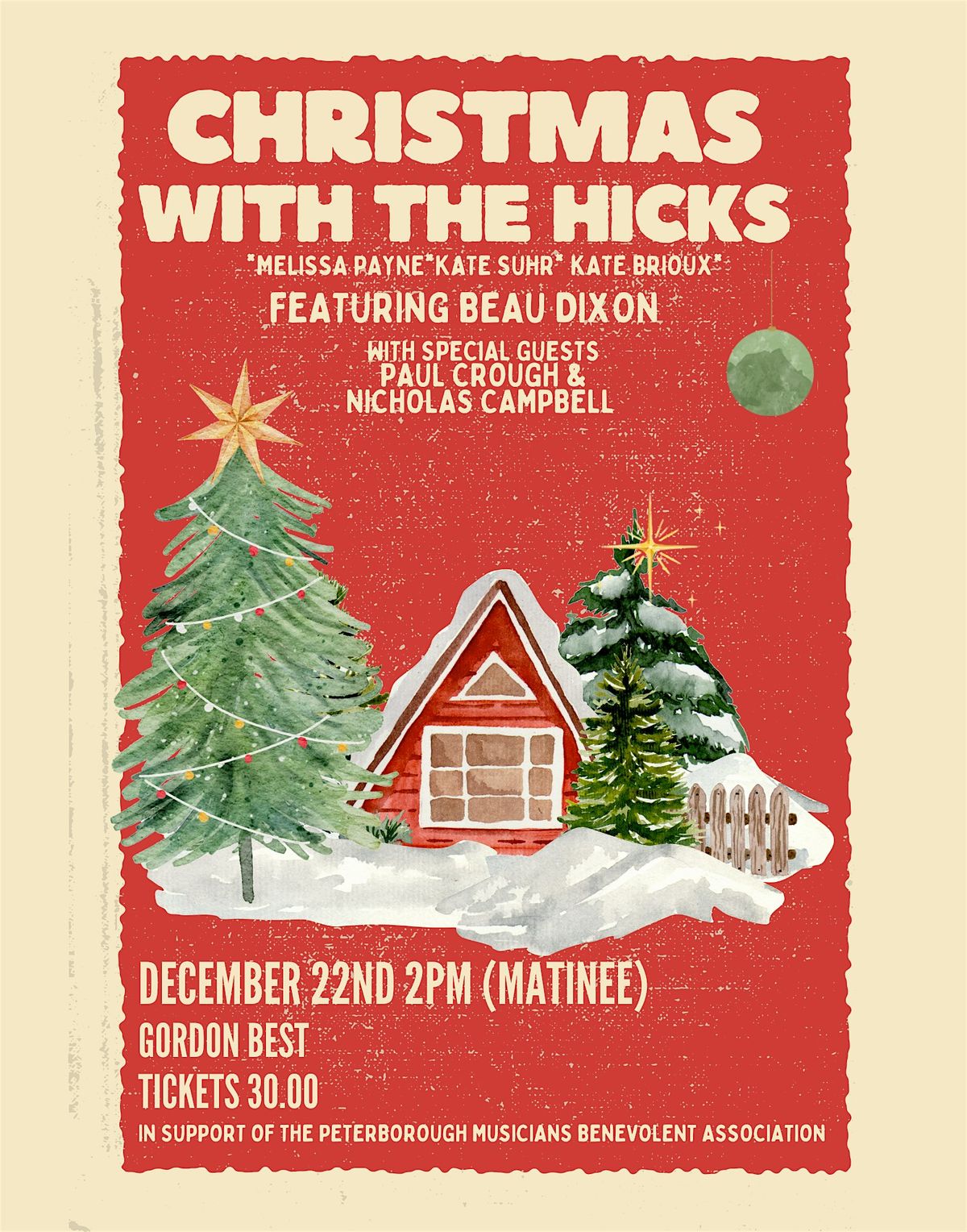 Christmas with the Hicks Featuring Beau Dixon - MATINEE