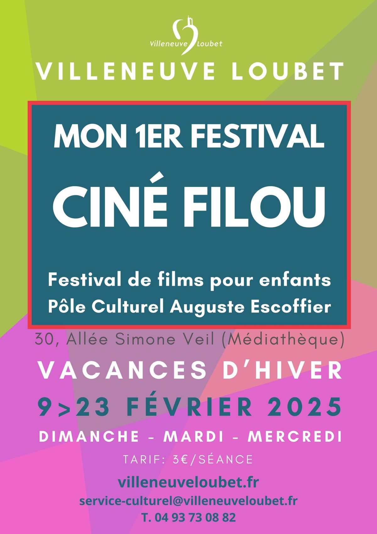 \ud83d\udcfd\ufe0f 1ER FESTIVAL CIN\u00c9 FILOU \u00c0 VILLENEUVE LOUBET \ud83d\udcfd\ufe0f