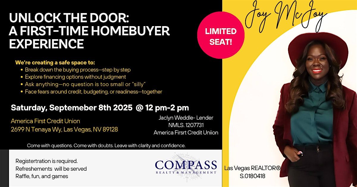 Unlock the Door: A Seminar for First-Time Homebuyers