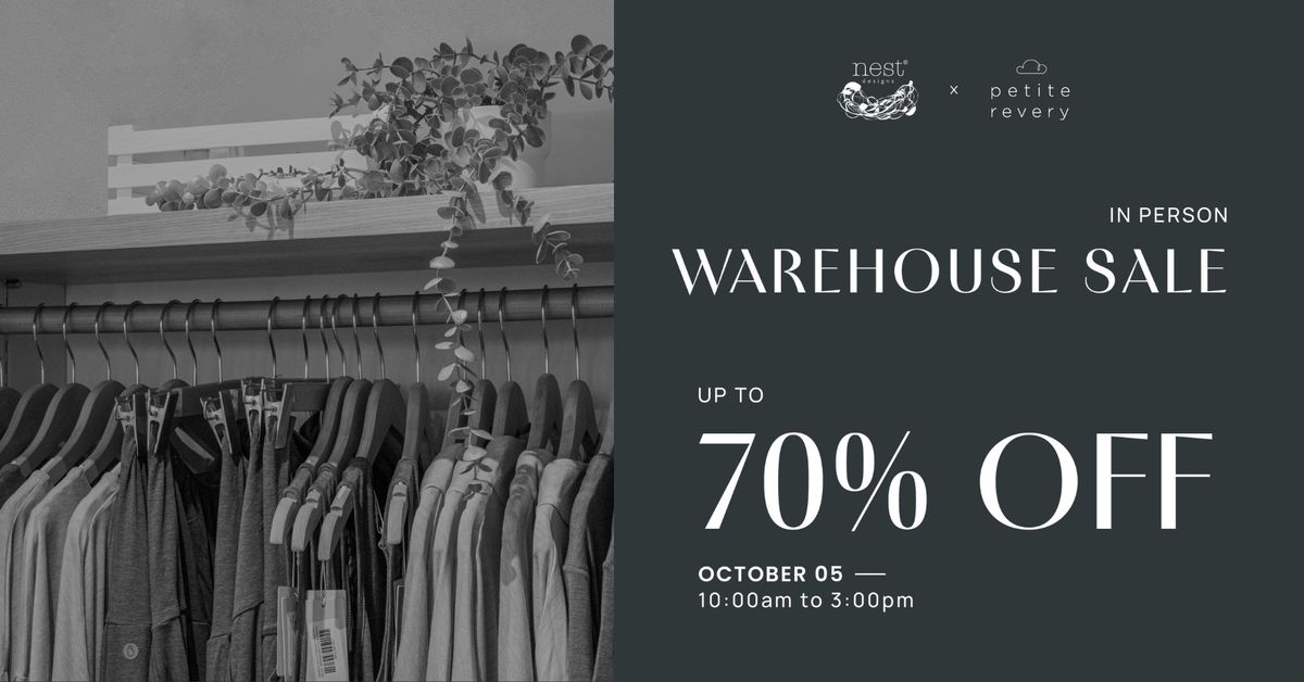 Nest Designs Warehouse Sale