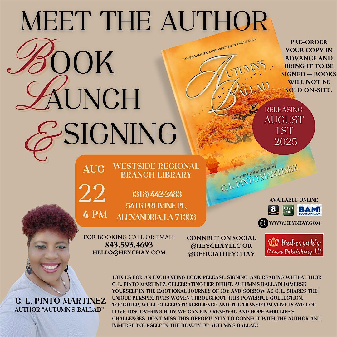 Autumn's Ballad Book Tour