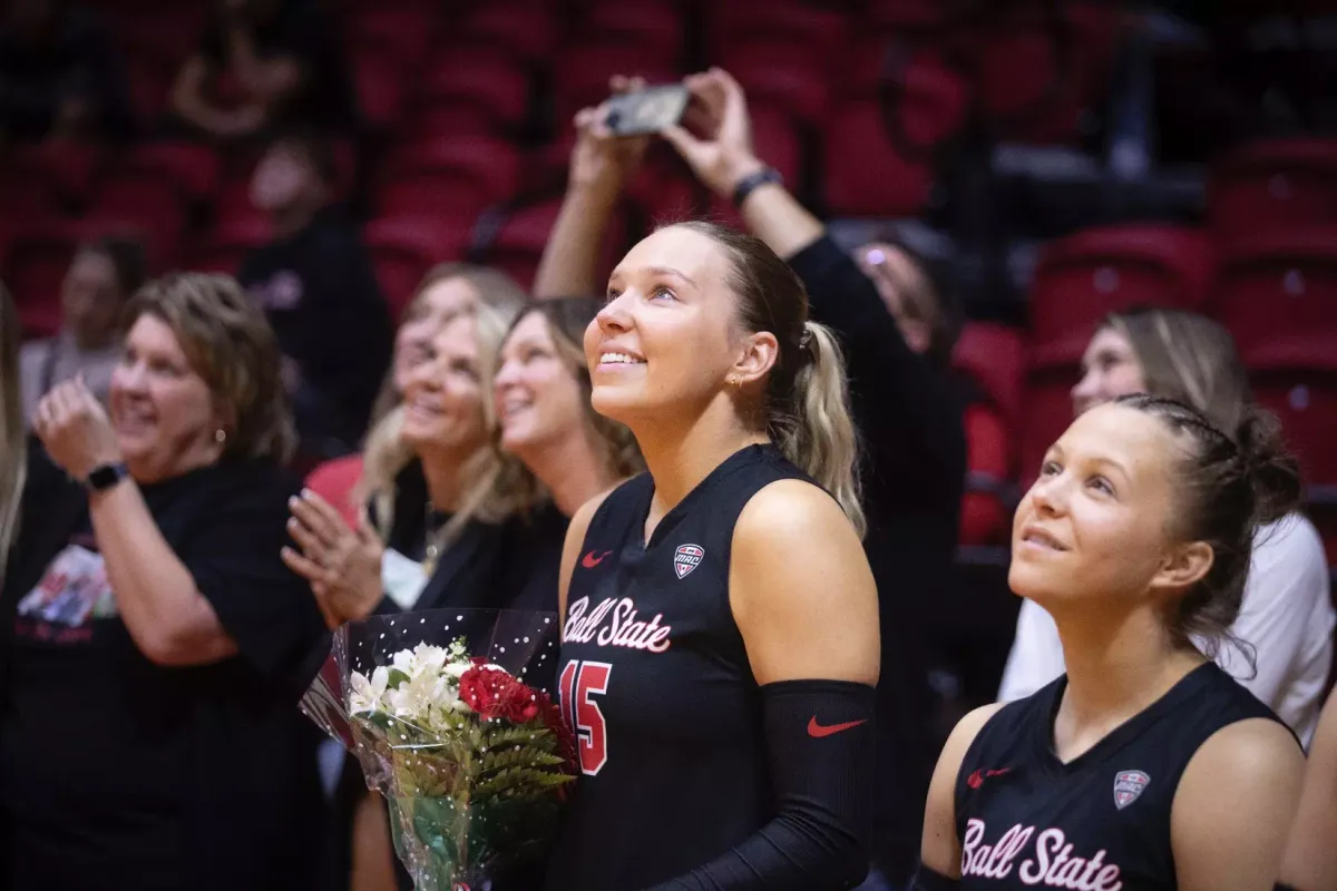 Western Michigan Broncos at Ball State Cardinals Womens Volleyball