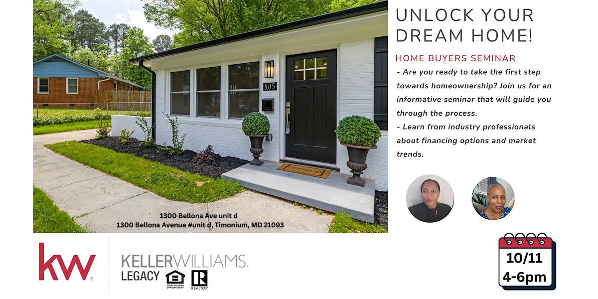 Home Buyer's Seminar with Delisa Clark & Pamela Griner