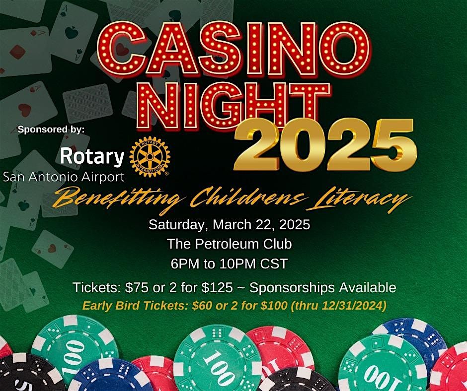 San Antonio Airport Rotary Casino Night 2025