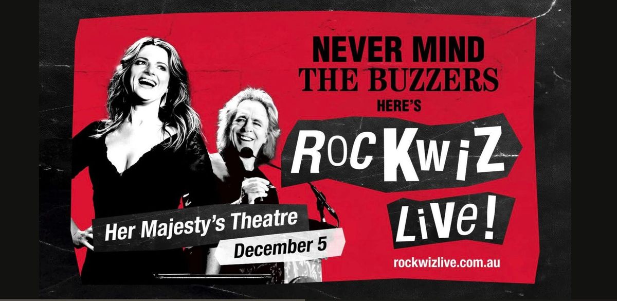 Never Mind The Buzzers, here's RocKwiz LIVE in Adelaide!!