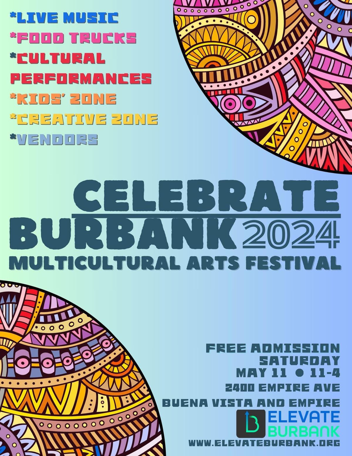 Elevate Burbank Celebrate Burbank 2024 Festival - Free Arts Festival