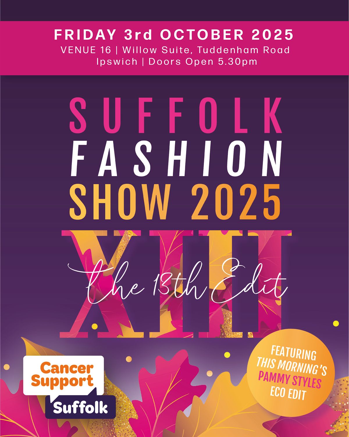 SUFFOLK FASHION SHOW 2025     AUTUMN\/WINTER SHOWCASE  13th EDIT