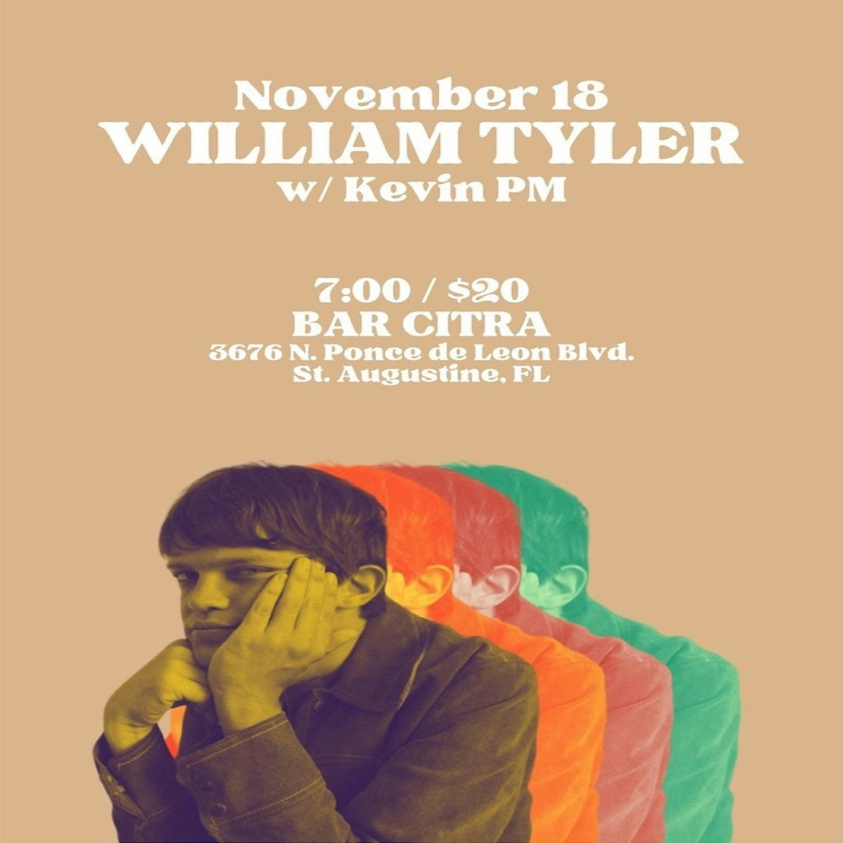 The Listening Room & Bar Citra Present: An Evening with William Tyler