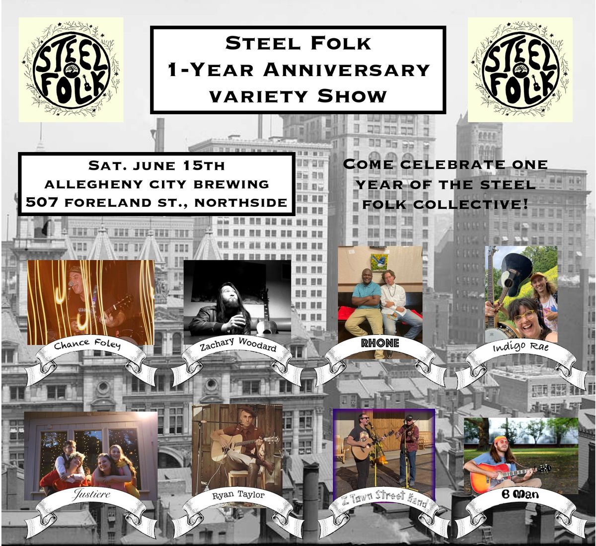 Steel Folk 1-yr Anniversary Show @ ACB