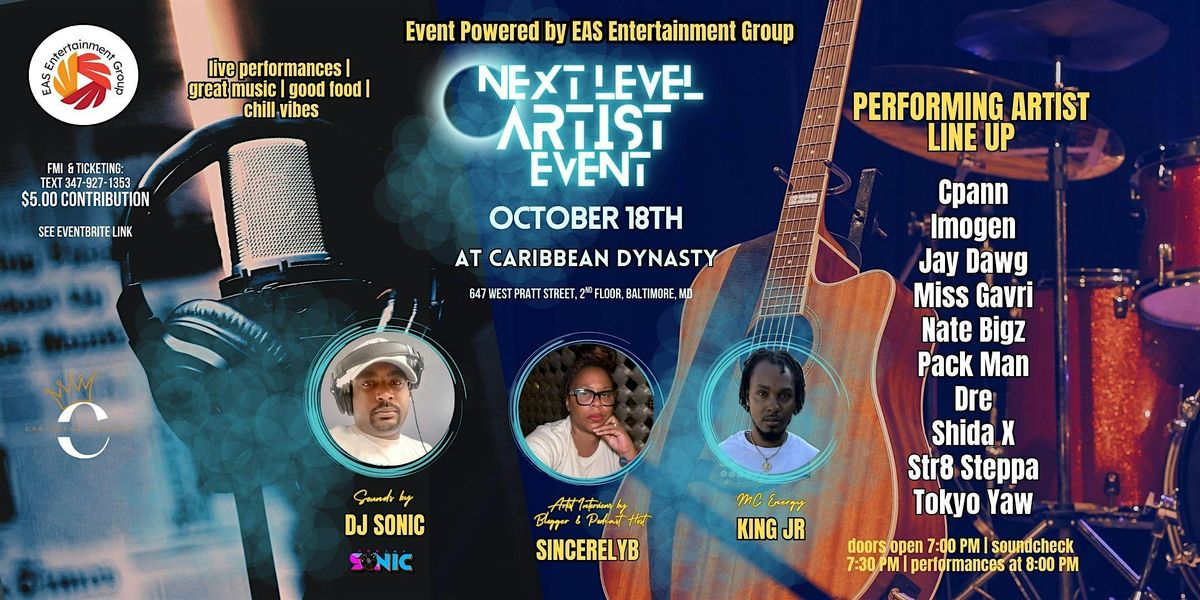 Next Level Artist Event