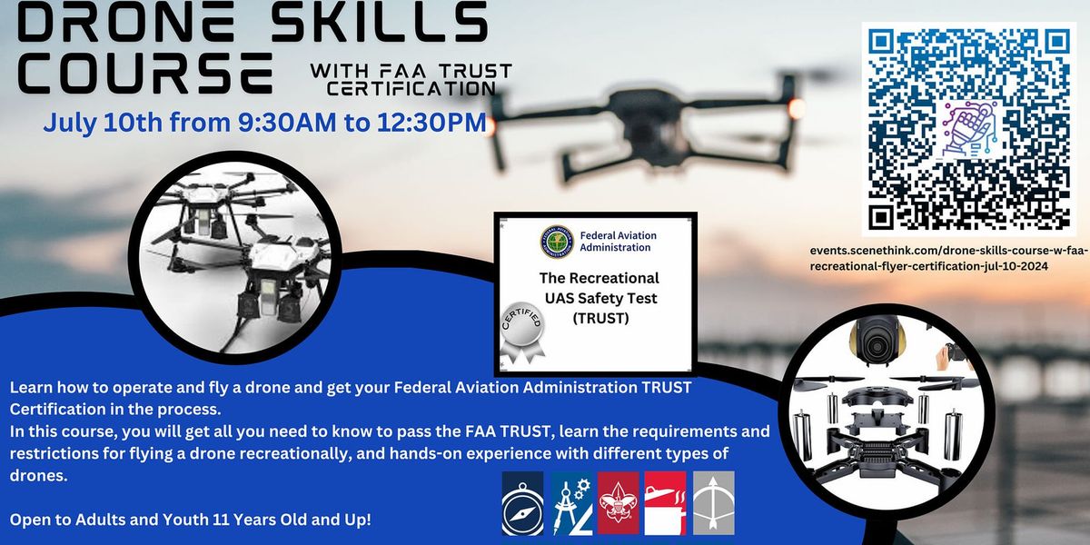 Drone Skills Course with FAA Recreational Flyer Certification