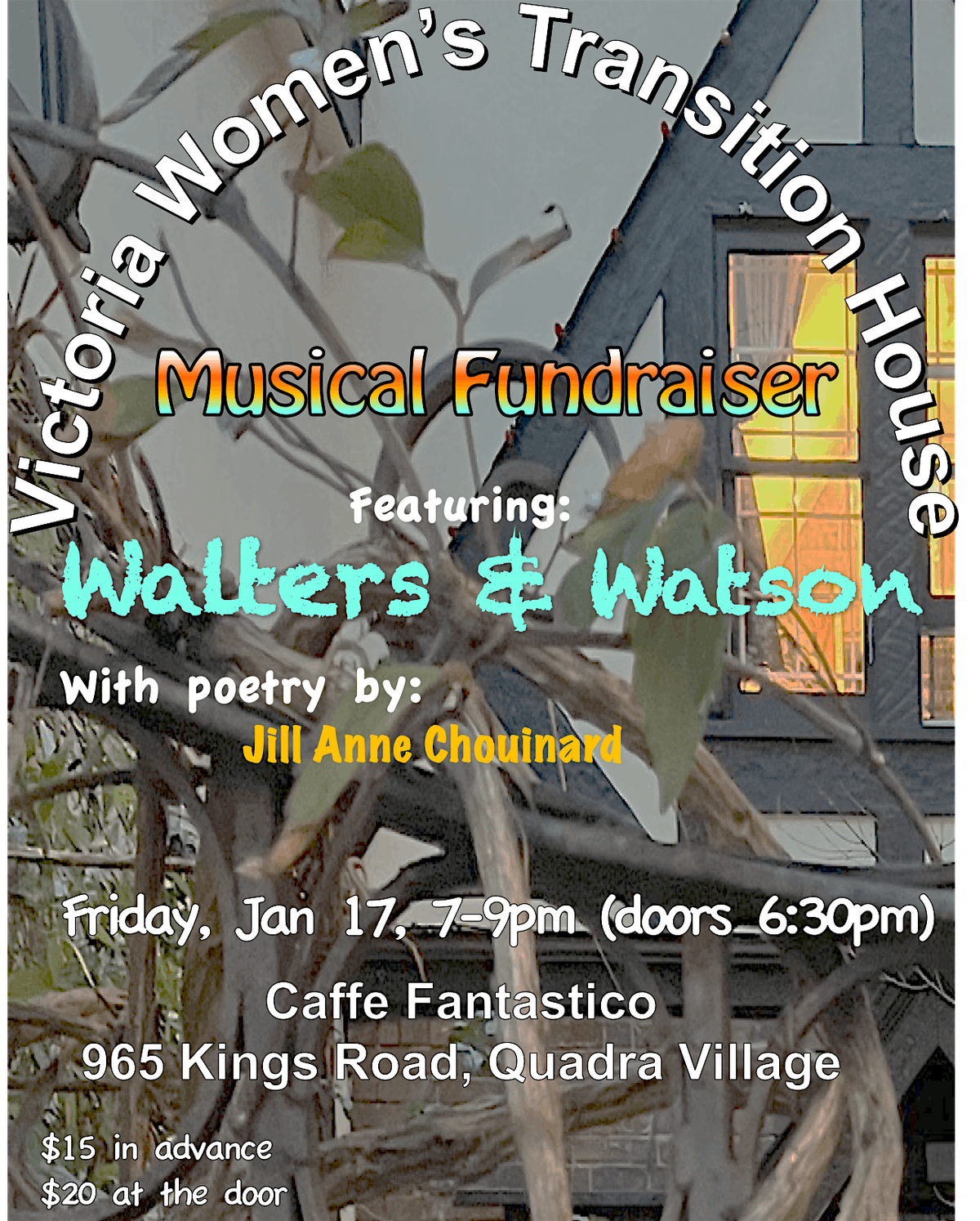 Victoria Women's Transition House Musical Fundraiser