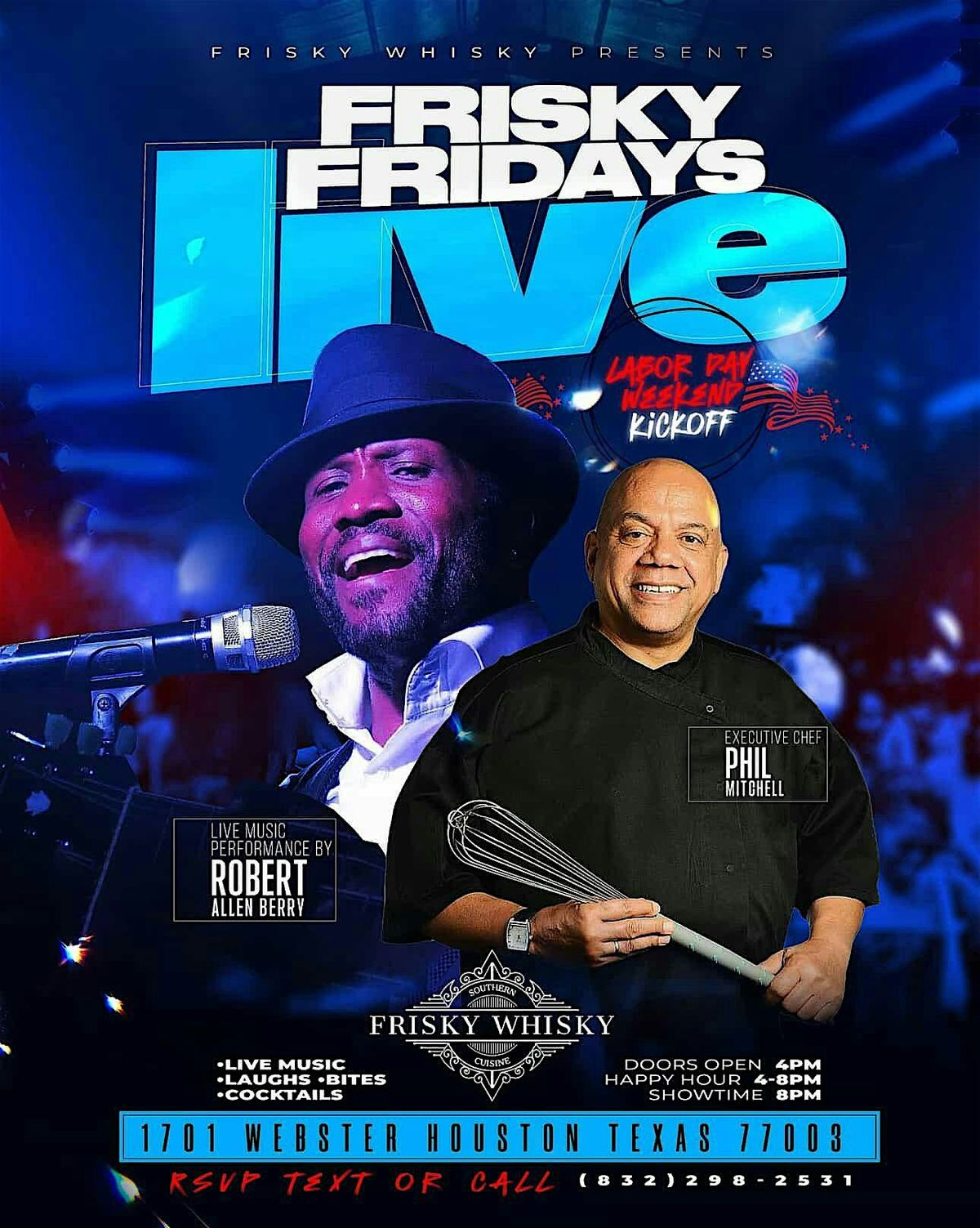 7PM FRISKY FRIDAYS LIVE MUSIC - Labor Day Weekend
