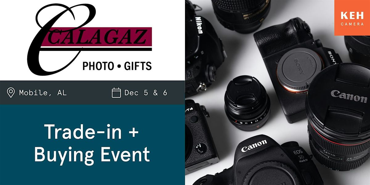 Sell your camera gear (free event) at Calagaz Photo