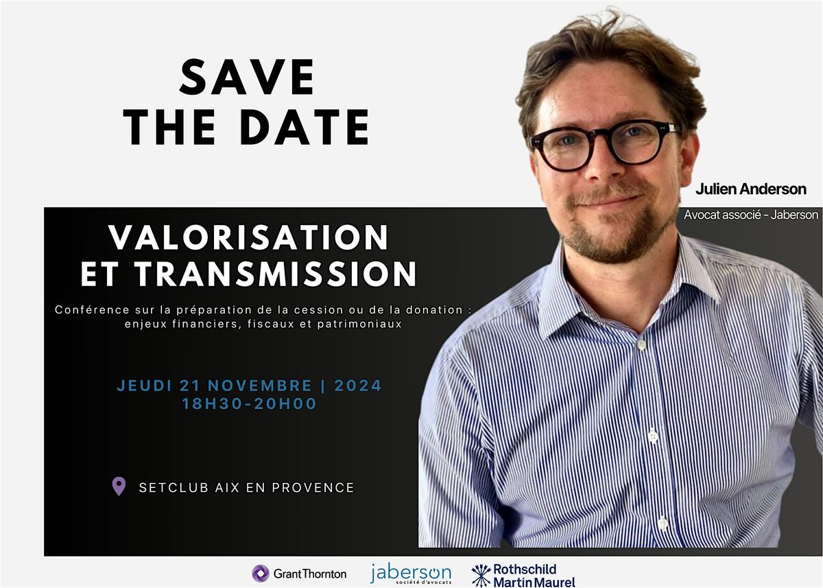 Valorisation et transmission d'entreprise