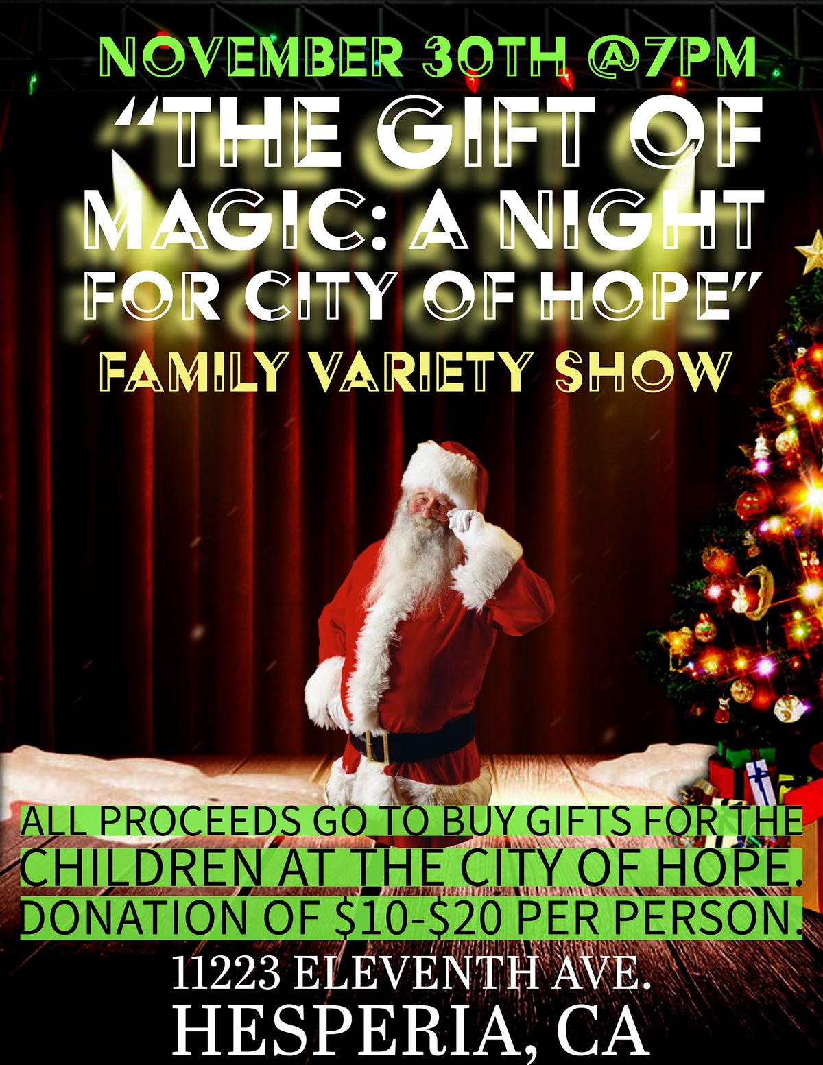 "THE GIFT OF MAGIC: A NIGHT FOR CITY OF HOPE"