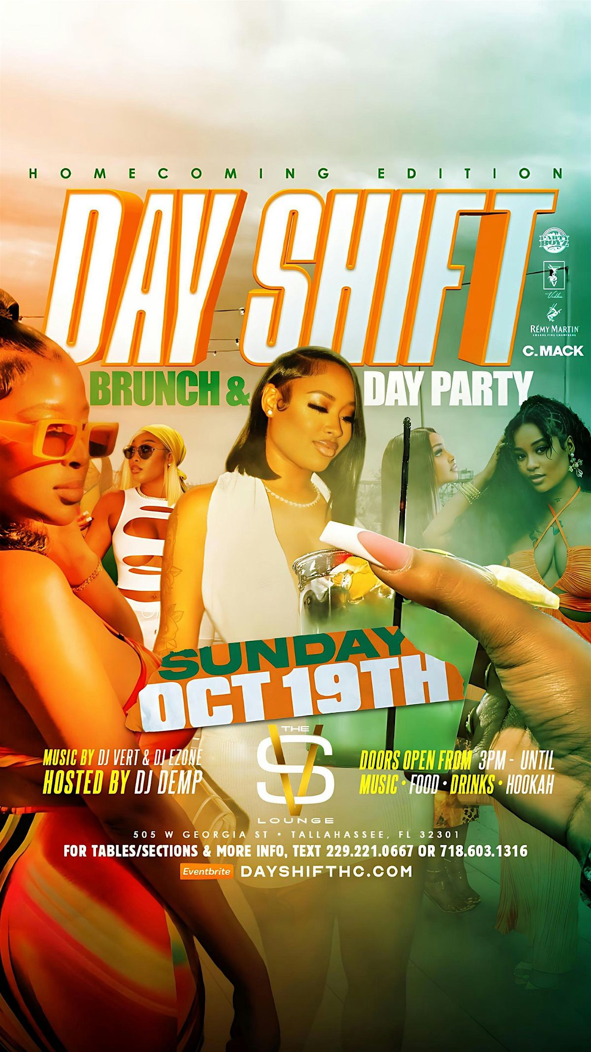 DAY SHIFT BRUNCH & DAY PARTY | FAMU HOMECOMING EDITION