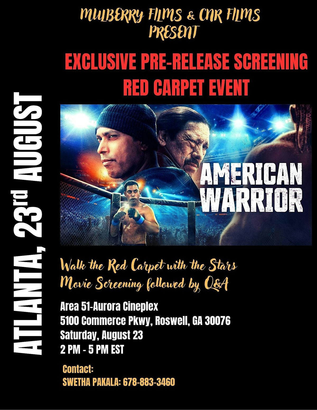 AMERICAN WARRIOR : VIP SCREENING in ATLANTA - AUG 23, 2025
