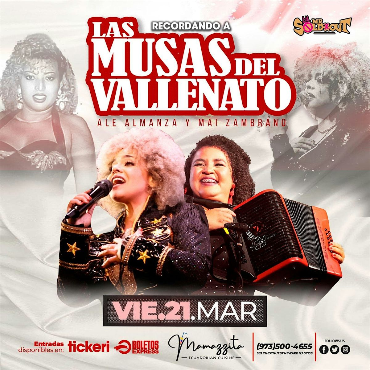 Las Musas del Vallenato con Ale Almanza y Mae Zambrano el Homenaje