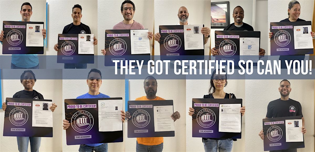 IT Courses & Certifications - Miami - IN PERSON OR ONLINE!