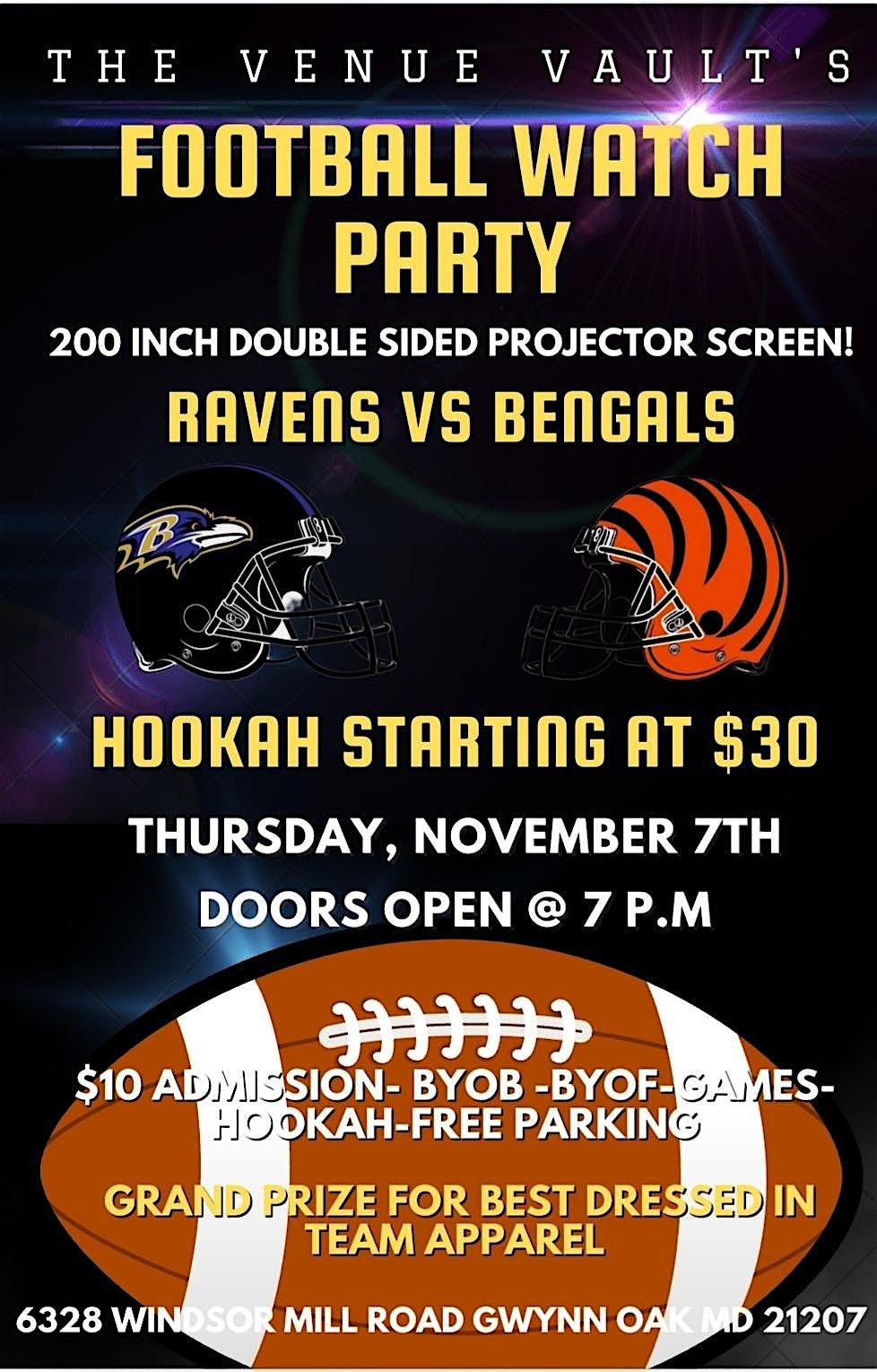 RAVENS WATCH PARTY!