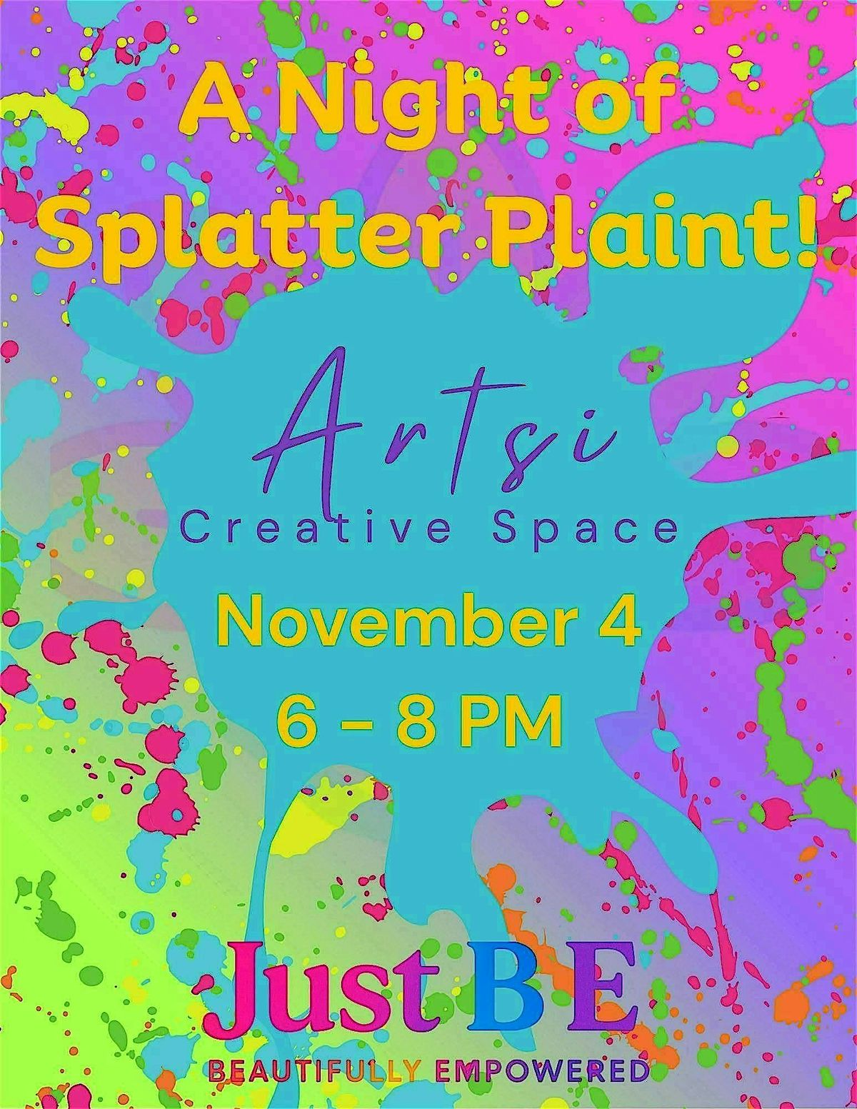 Ladies Splatter Paint Night!