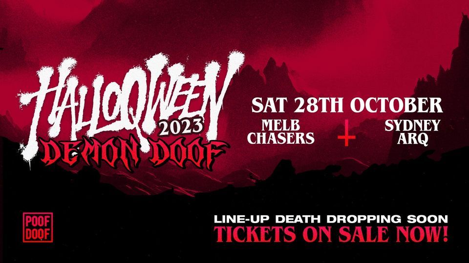POOF DOOF HalloQween MEL 2023 - Demon DOOF