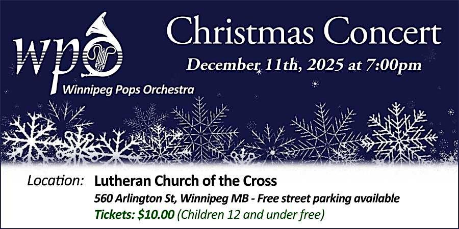 Winnipeg Pops Orchestra Christmas Concert 2025