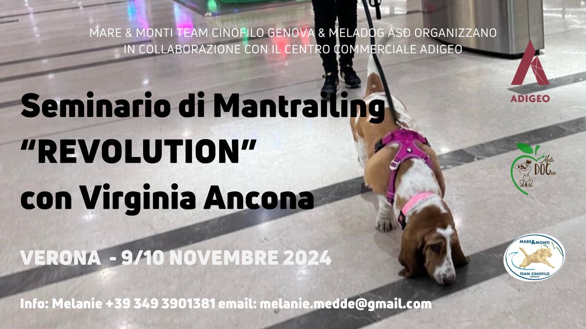 Seminario Mantrailing Revolution con Virginia Ancona