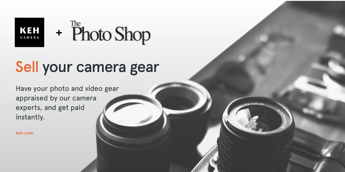 Sell your camera gear (free event) at The Photo Shop