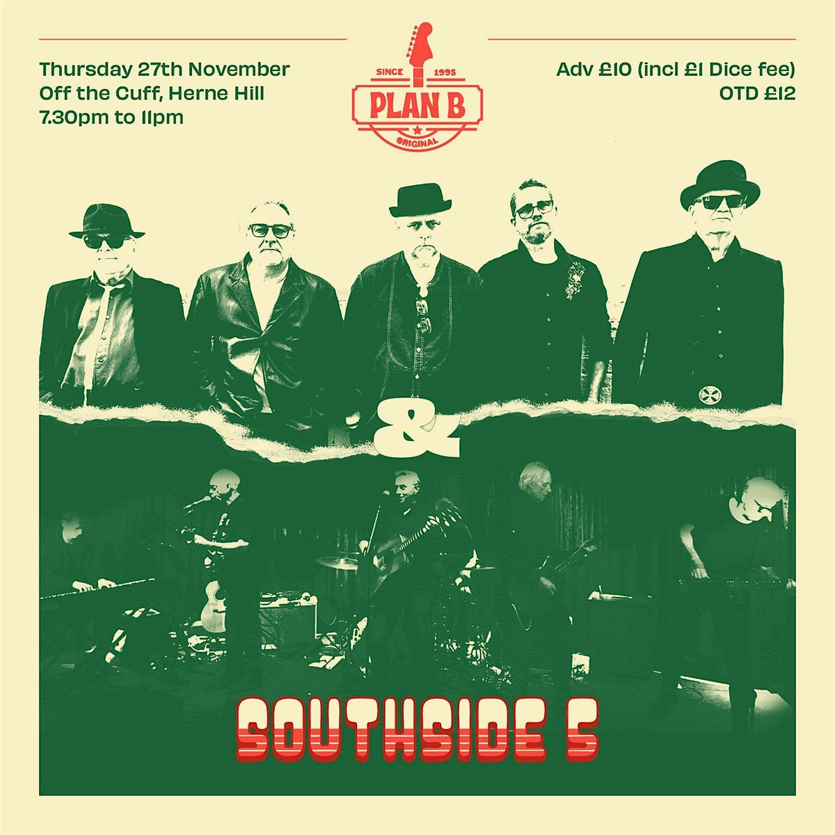 Festive Double Bill: The Original Plan B & Southside 5